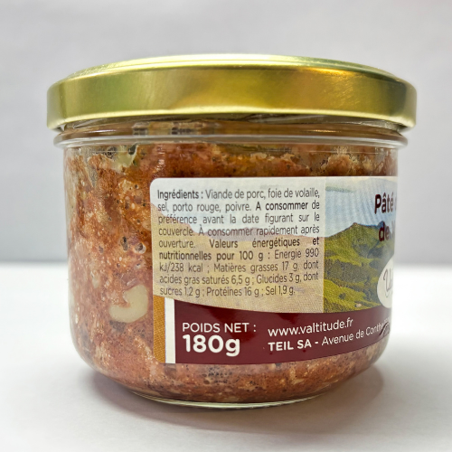 Pâté de foie de volaille au Porto - 180g