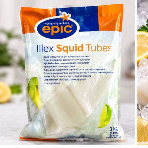 Tubes d'encornets – Surgelés - 800g