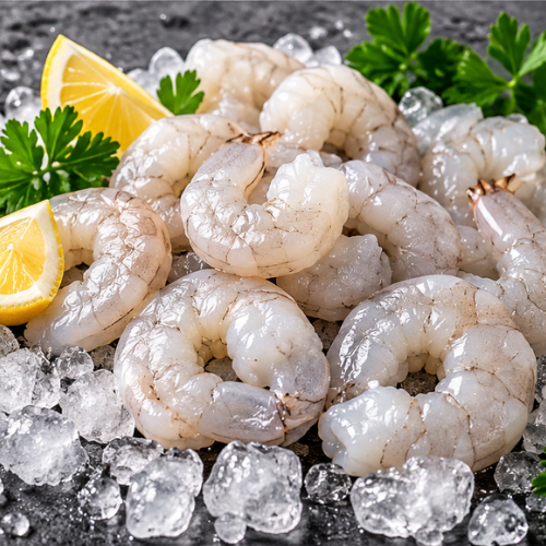 Crevettes décortiquées crues – Surgelées - 800g