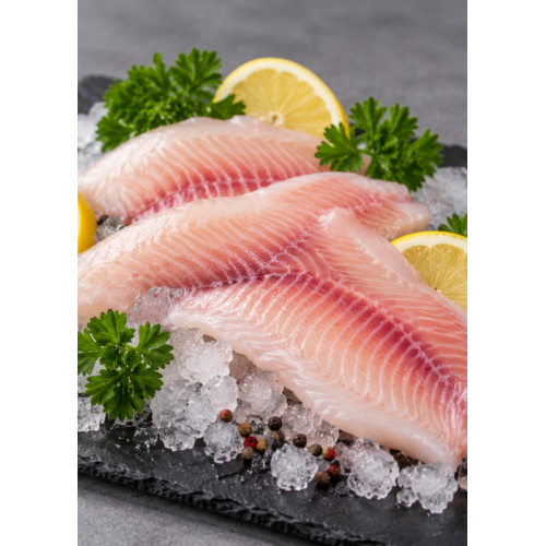 Filets de tilapia sans peau et sans arêtes – Surgelé  – 800 g