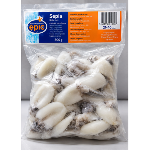 Seiches nettoyées 21/40 – Surgelé - 800 g