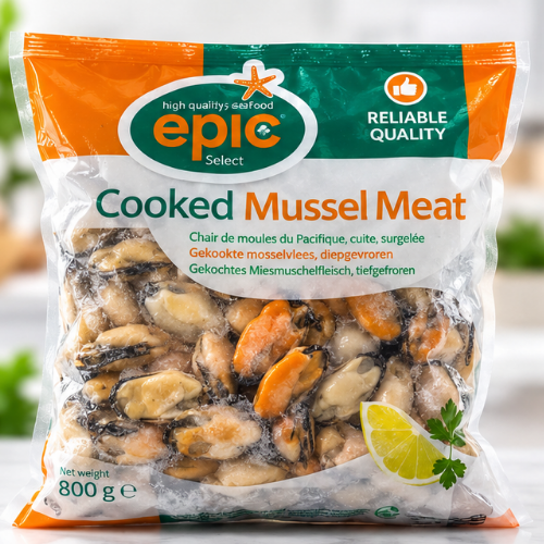 Moules décortiquées – Surgelé - 800g