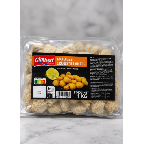 Noix de Saint-Jacques croustillantes panées – Surgelé  – 1kg