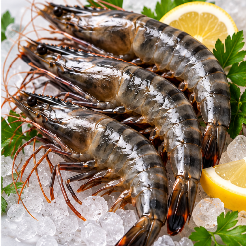 Gambas entières - Surgelées – 13/15 – Boîte de 800 g