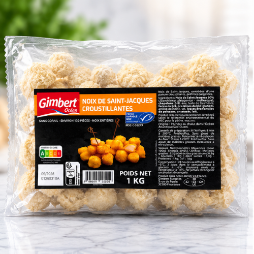 Noix de Saint-Jacques croustillantes – 1 kg