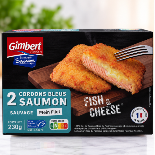 Cordon Bleu de Saumon - Surgelés - 230g