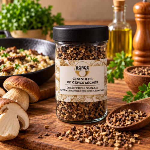 Cèpes granulés secs – Bocal 80 g | Frais Livré