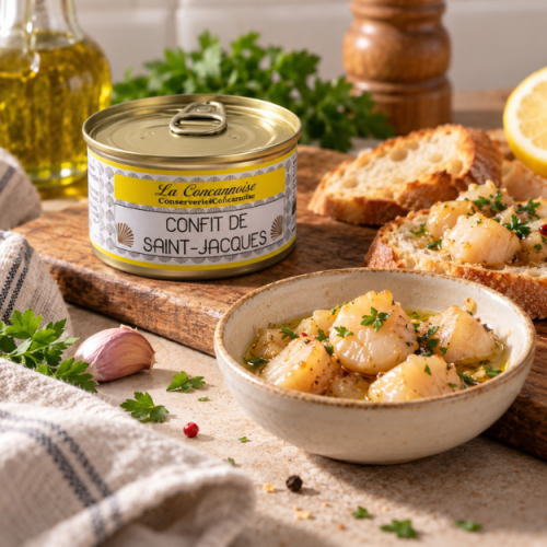 Confit de Saint-Jacques - La Concarnoise  - 130 g
