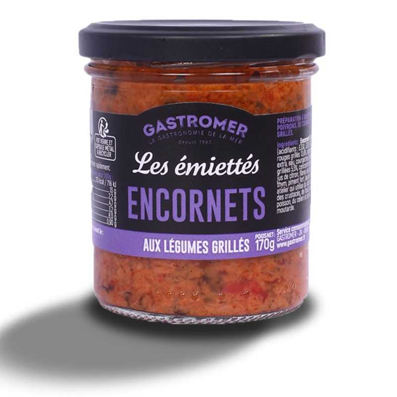 Emiettés encornets aux legumes grilles - 170g