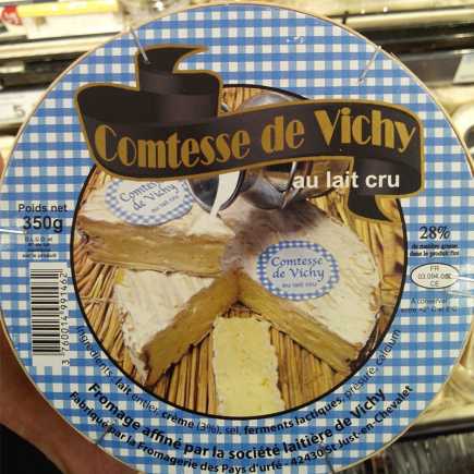 Comtesse de vichy au lait cru - 350 g