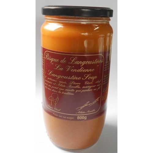Vente Bisque de langoustines conserve - 80 cl - Achat en ligne et livraison à domicile