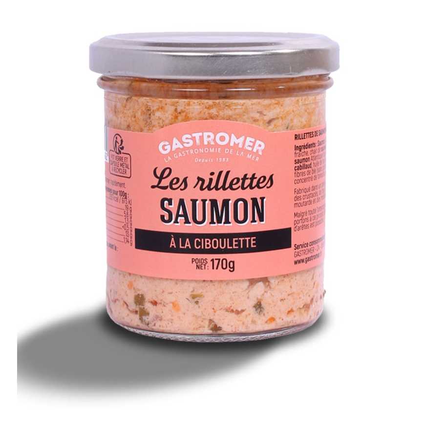 Rillettes de saumon à la ciboulette - 170 g