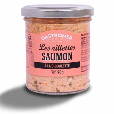 Rillettes de saumon à la ciboulette - 170 g