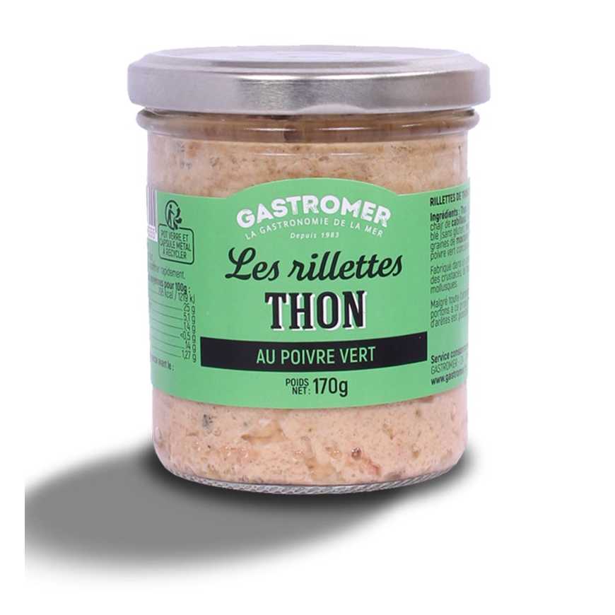 Rillettes de Thon au poivre vert - 170 g