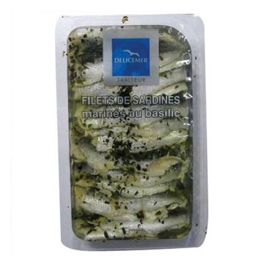 Filets Sardines Marinées au Basilic - 200g