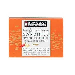 Sardines piment  d'espelette -115 g